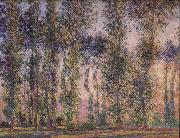 Poplars at Giverny, Claude Monet